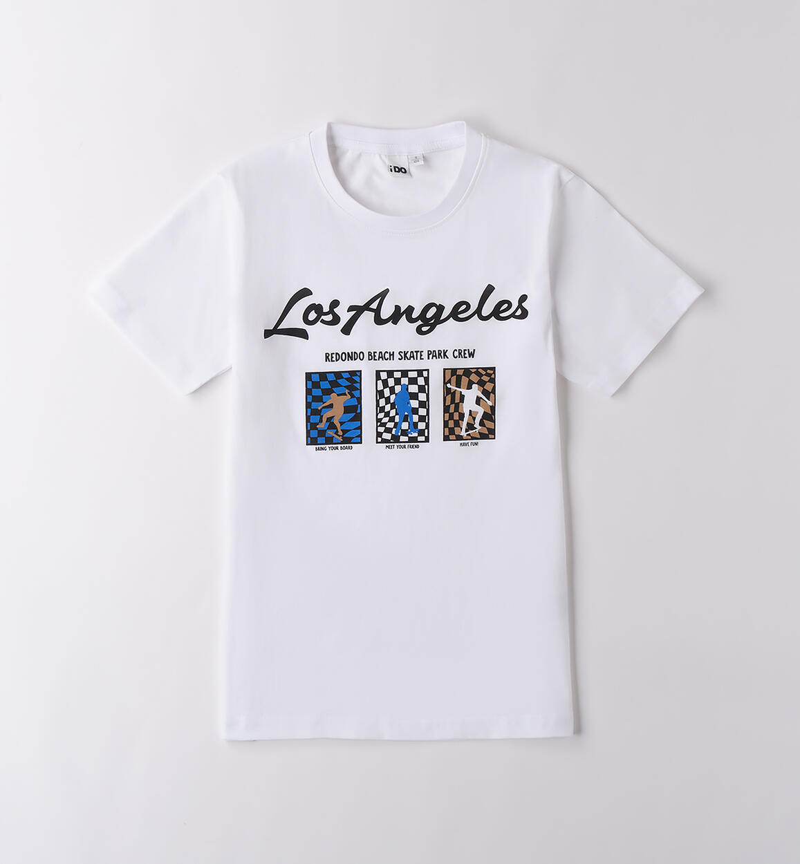 Maglietta da ragazzo BIANCO iDO