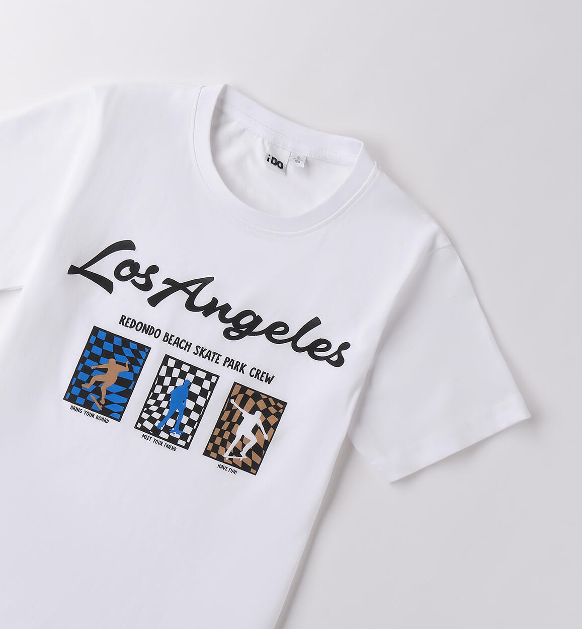 Maglietta da ragazzo BIANCO-0113 - 2434B635G2