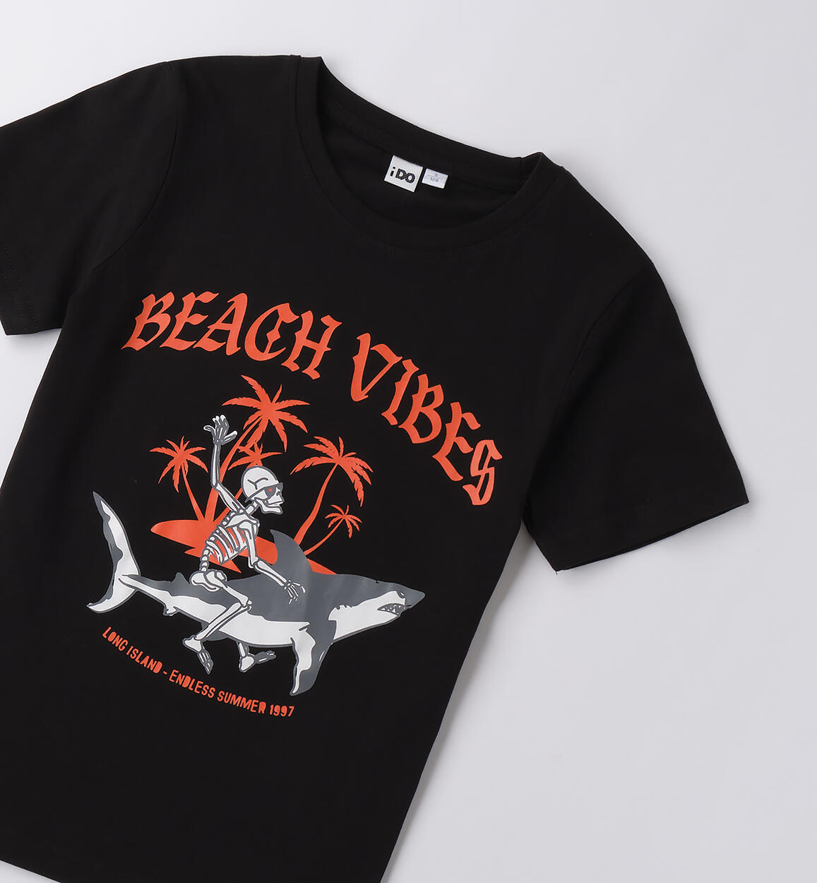 Maglietta da ragazzo iDO NERO-0658 - 2434B63100