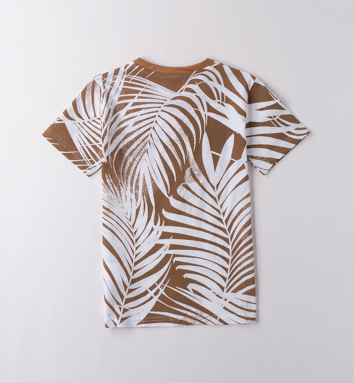 Maglietta da ragazzo PANNA-MARRONE-6BPG - 2430B73400