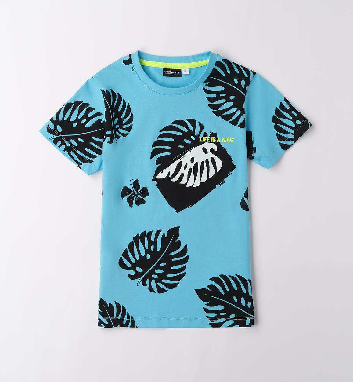 Maglietta da ragazzo Sarabanda AZZURRO Sarabanda