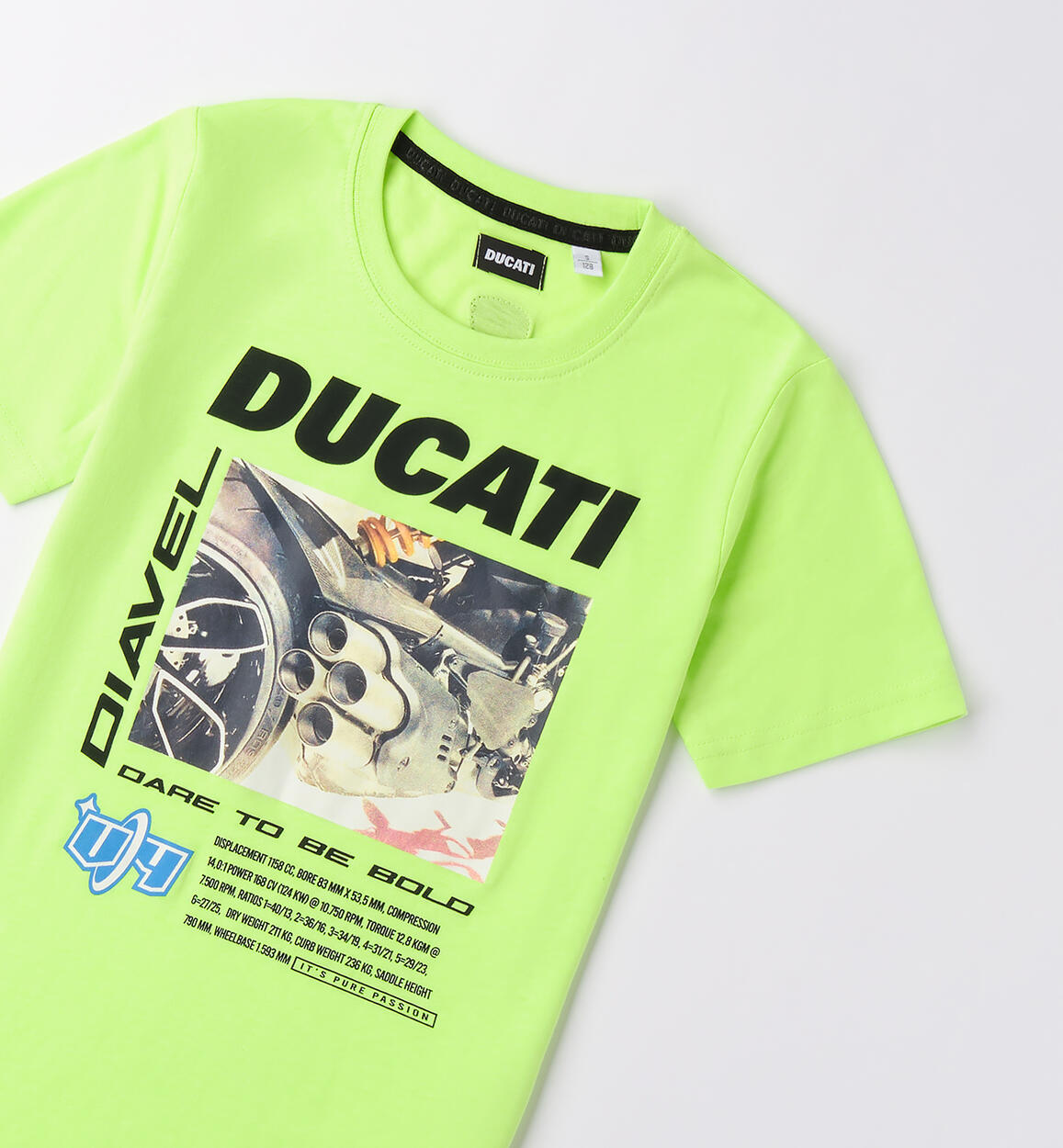 Maglietta Ducati per bambino GIALLO FLUO-1499 - 243GB63300