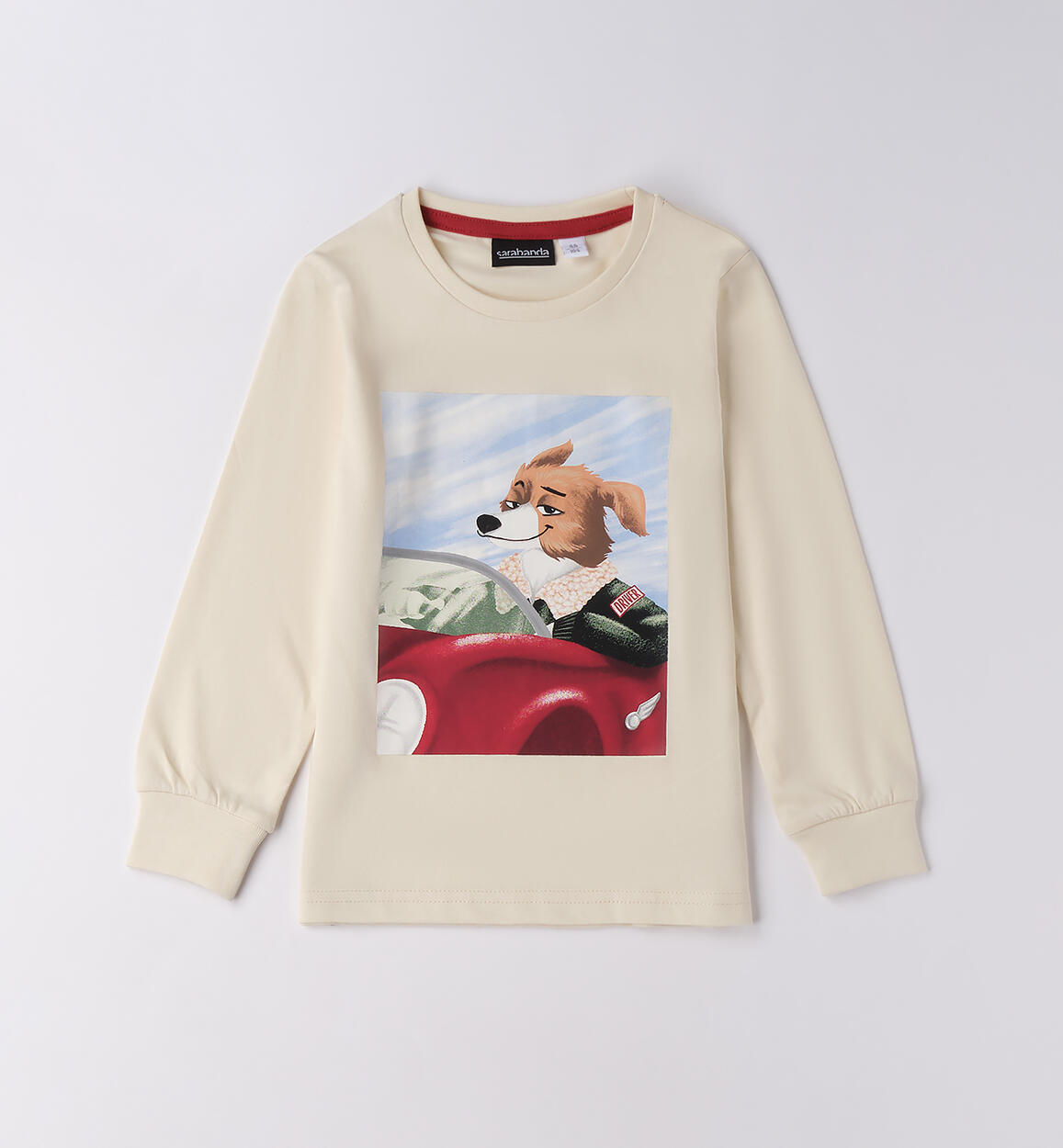 Maglietta girocollo bambino ECRU-0124 - 1200F13400