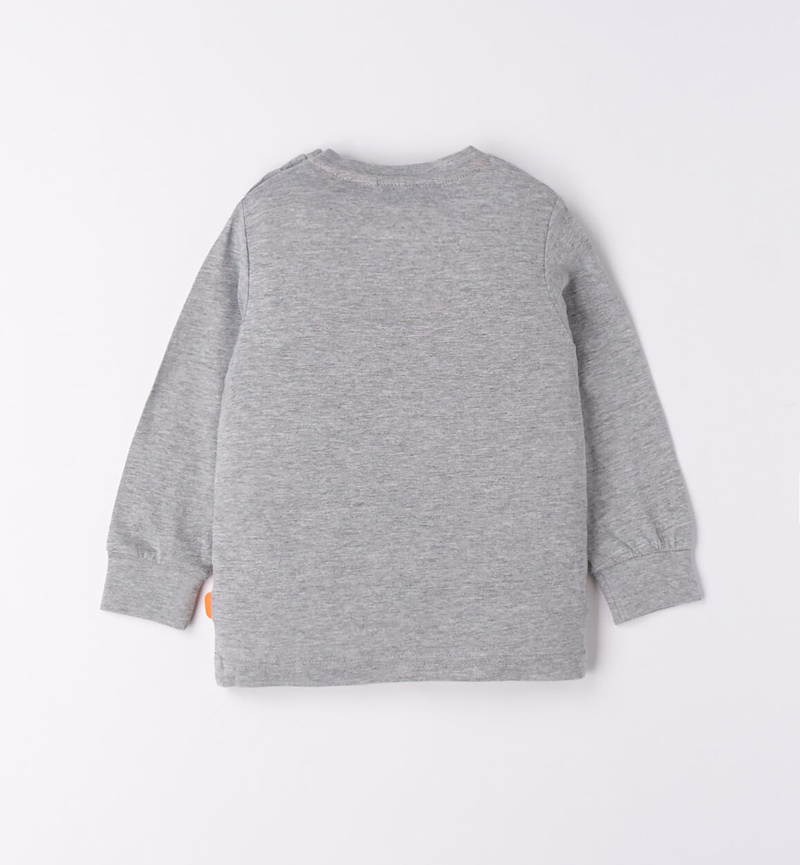 Maglietta girocollo bambino GRIGIO MELANGE-8992 - 1200670300