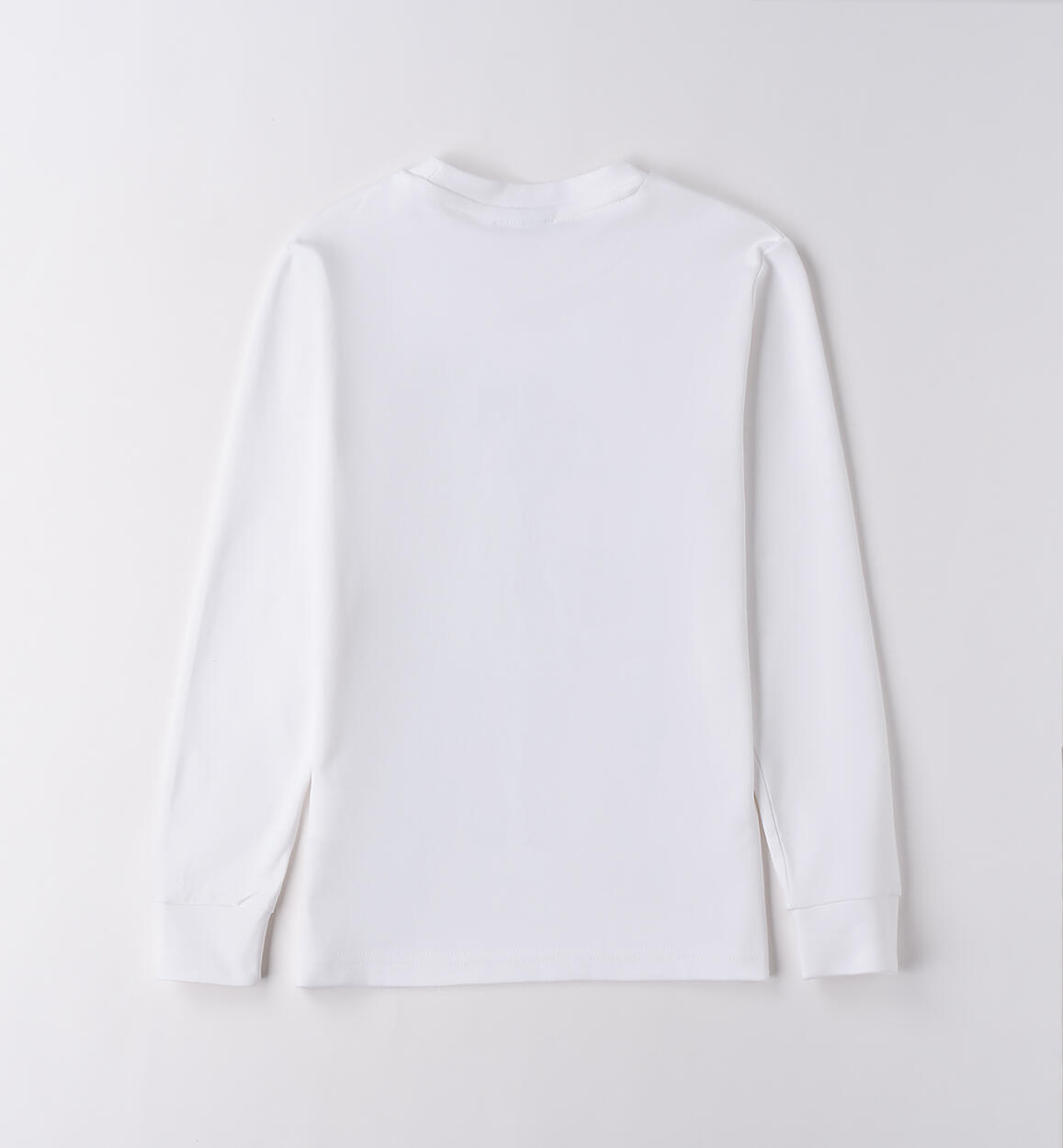 Maglietta girocollo ragazzo BIANCO-0113 - 2420F66700