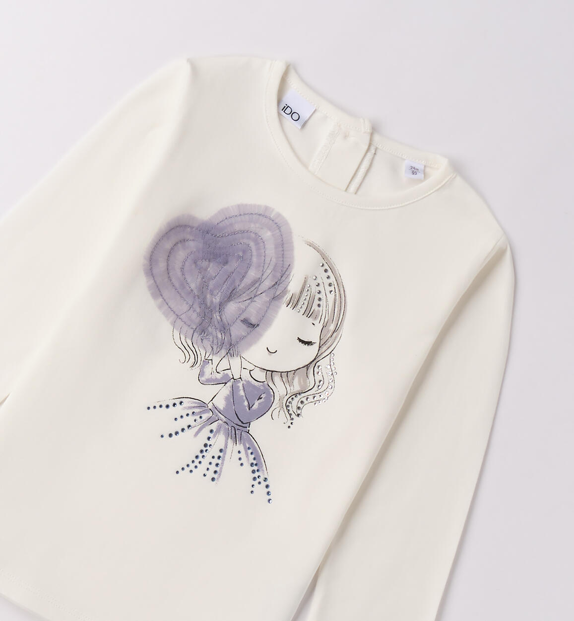 Maglietta iDO bambina PANNA-0112 - 1484F30500