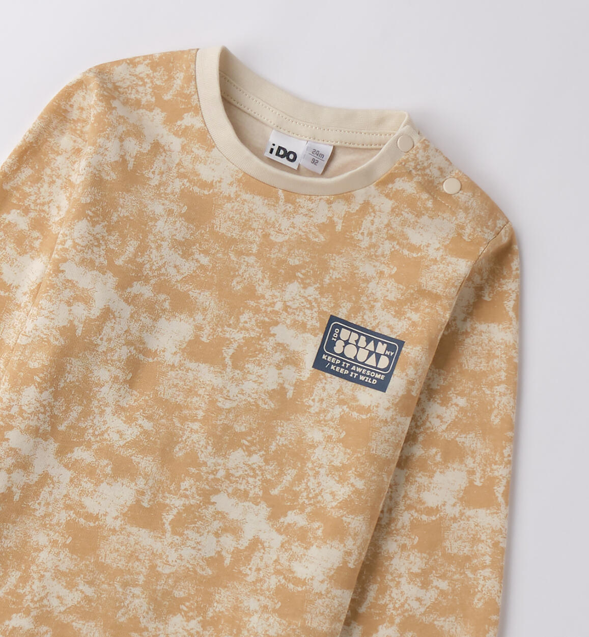 Maglietta iDO da bambino ECRU'-BEIGE-6BHF - 1204B25700