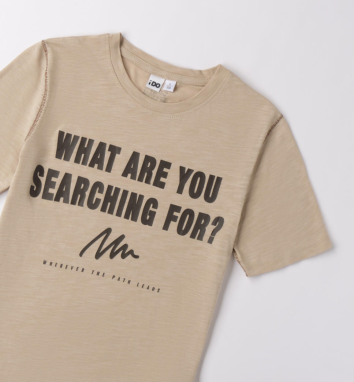 Maglietta iDO ragazzo BEIGE-0436 - 2434B61900