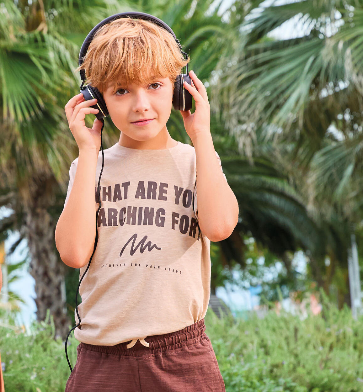 Maglietta iDO ragazzo BEIGE iDO