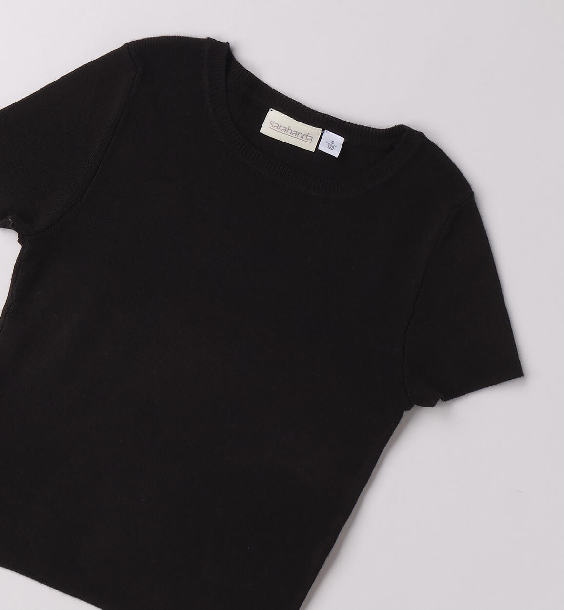 Maglietta in tricot per ragazza NERO-0658 - 2140F503G1