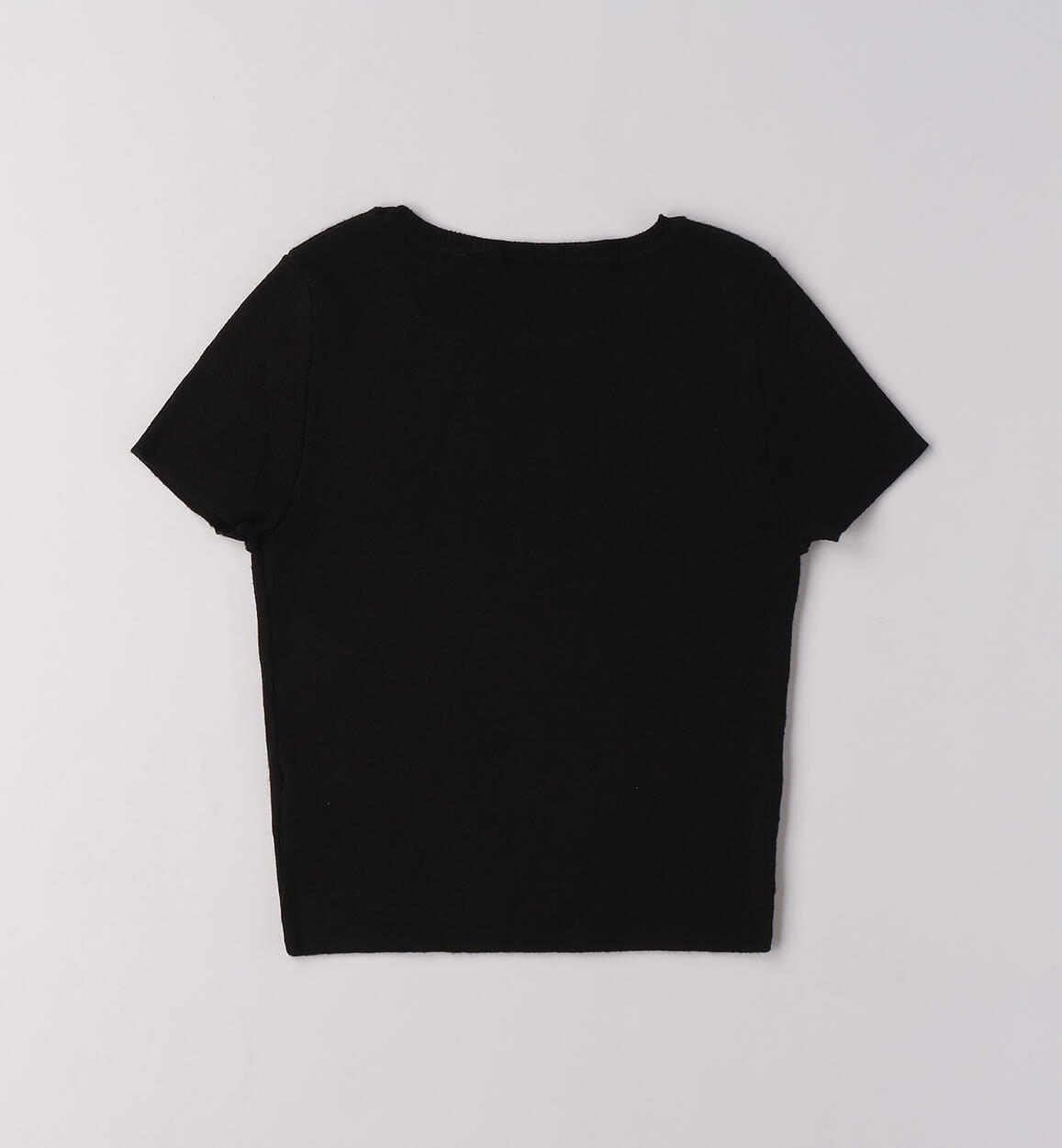Maglietta in tricot per ragazza NERO-0658 - 2140F503G1