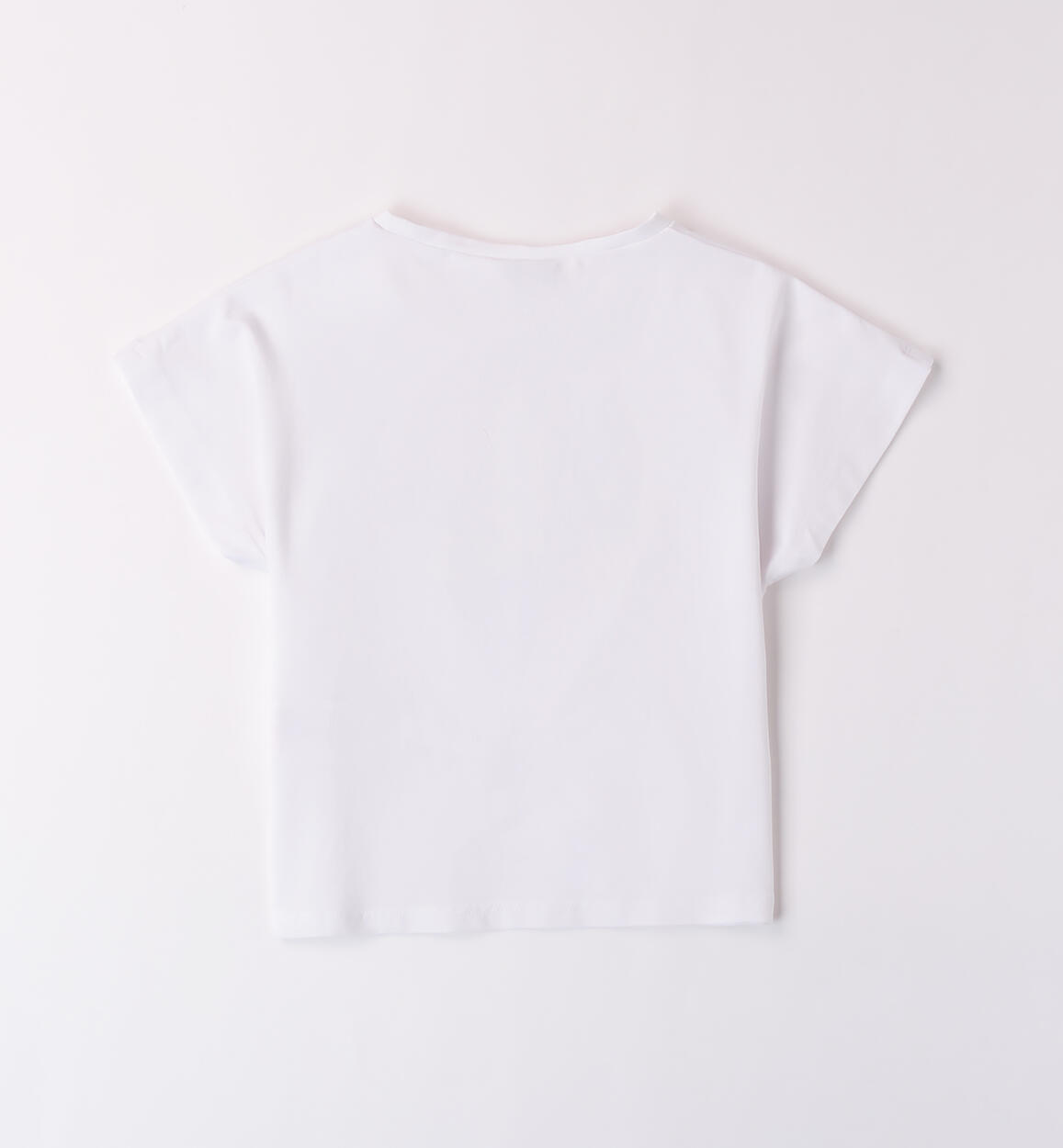 Maglietta manica corta ragazza BIANCO-0113 - 2470B40700