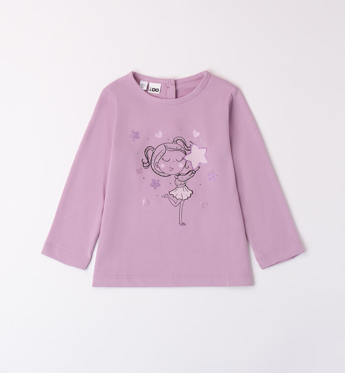 Maglietta manica lunga bambina VIOLA iDO
