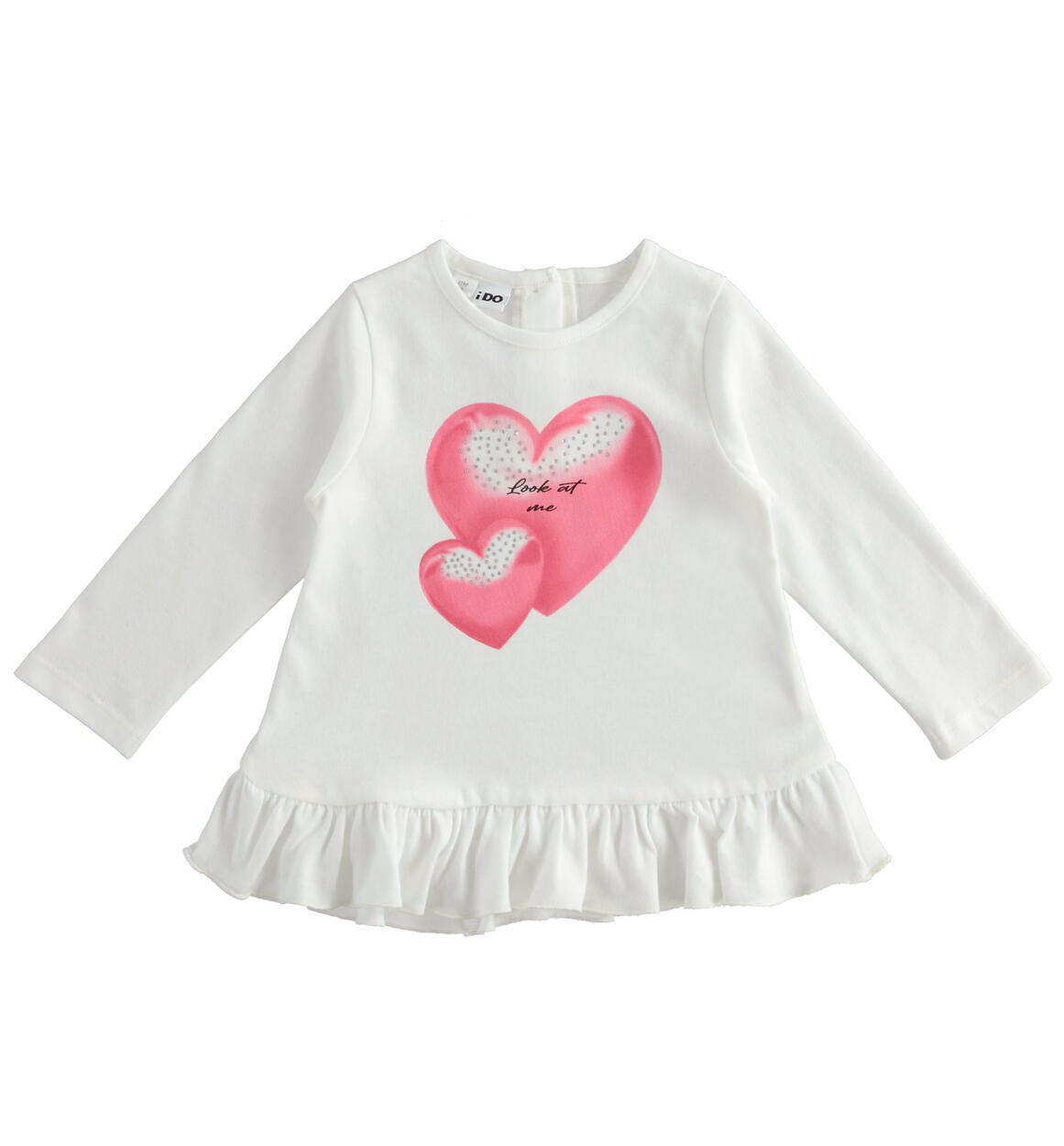 Long sleeves t-shirt for girls from 9 months to 8 years iDO CREAM iDO