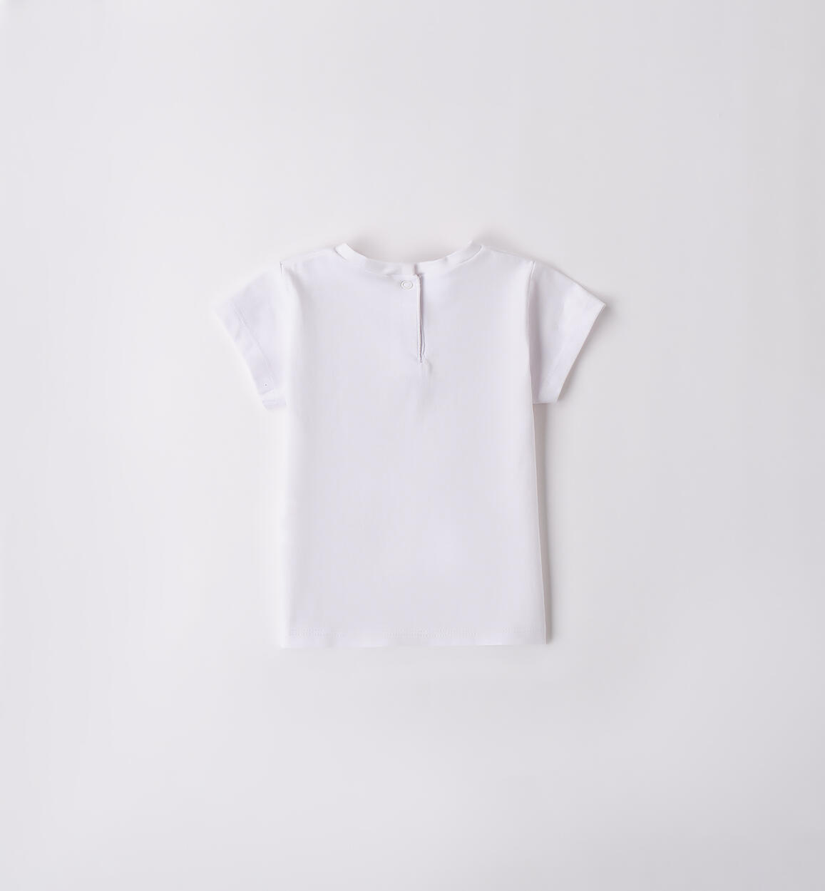 Maglietta maniche corte neonata BIANCO-0113 - 0494B18100