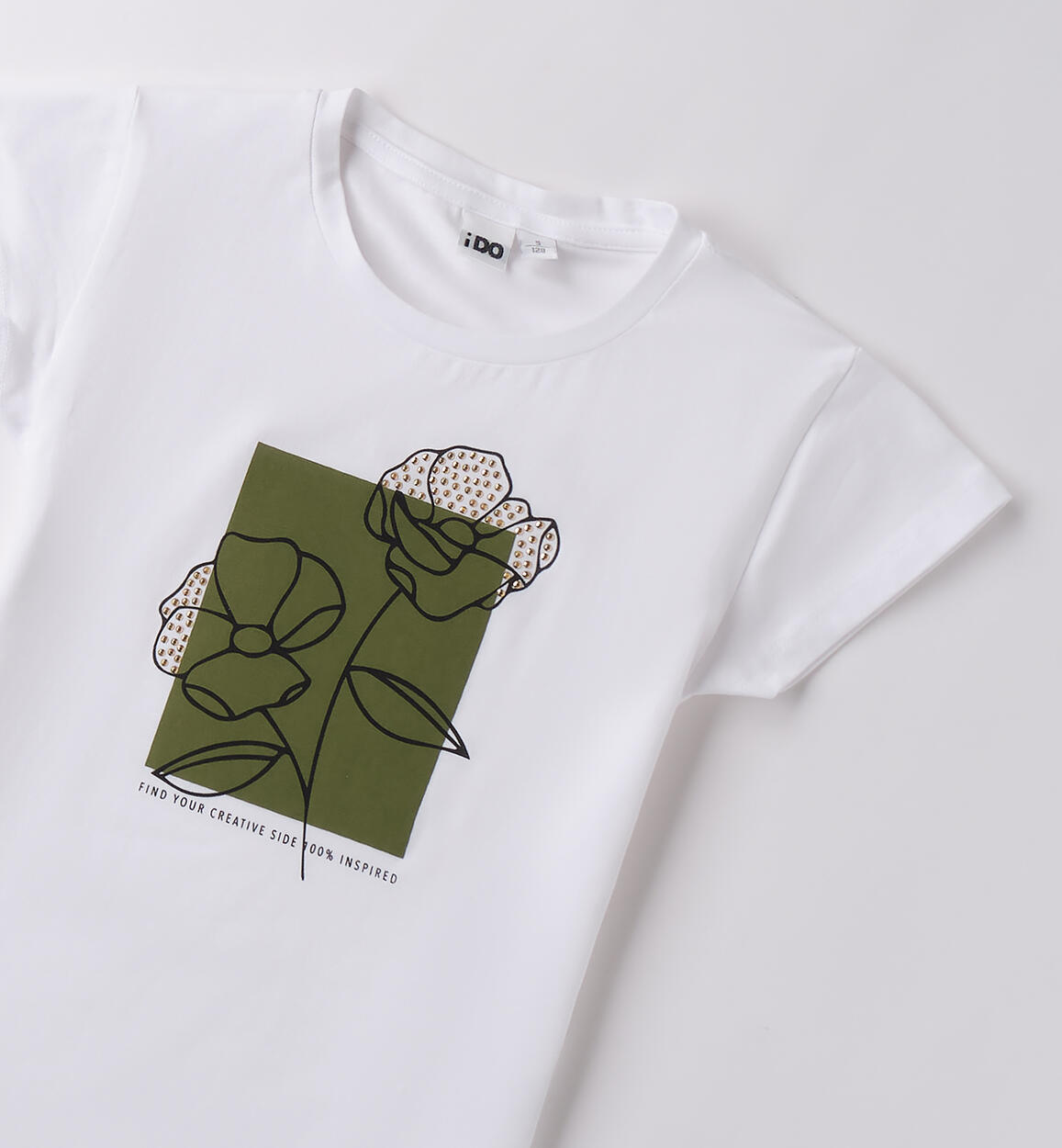 Maglietta maniche corte ragazza BIANCO-0113 - 2474B84400