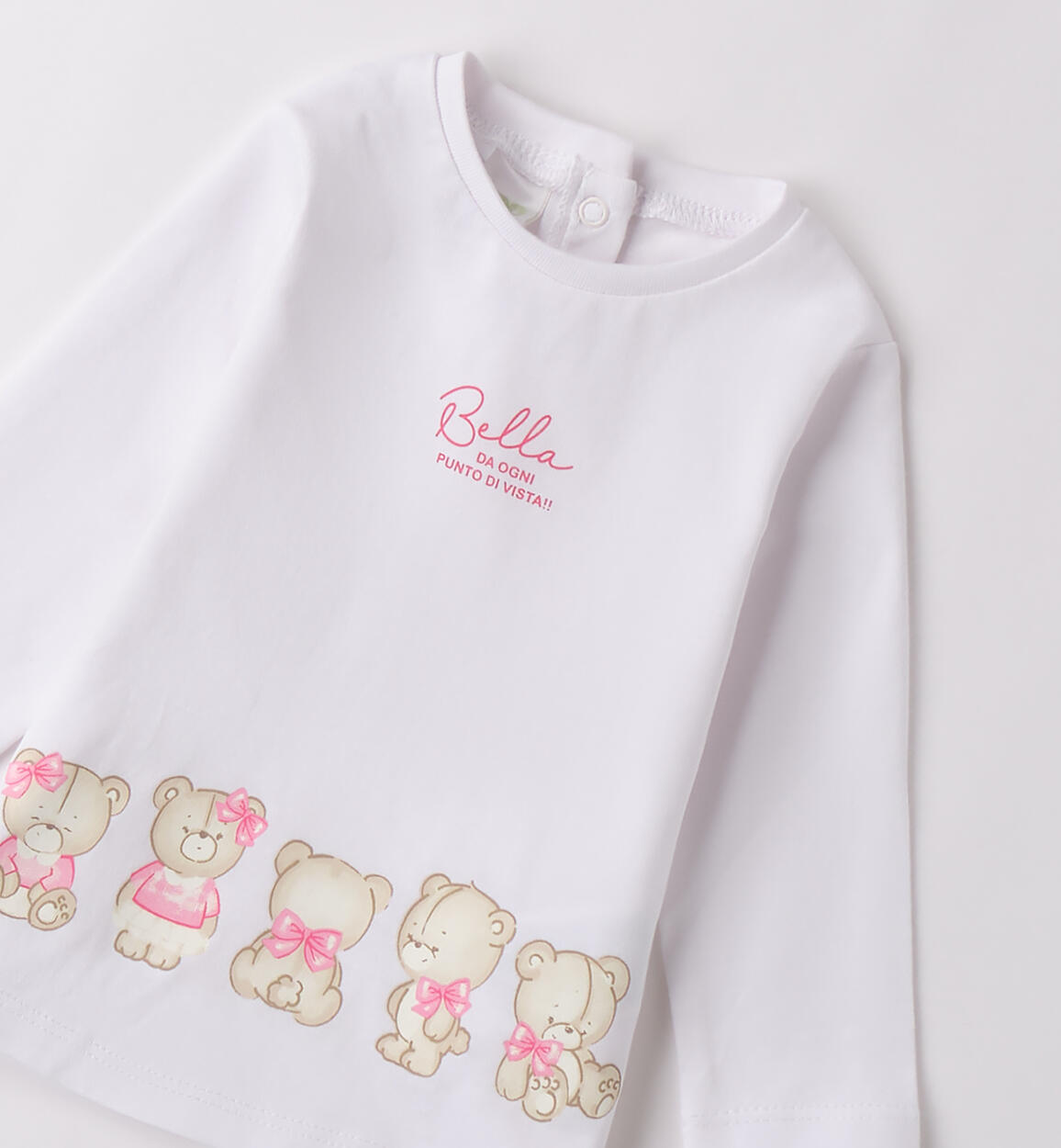 Maglietta neonata iDO BIANCO-0113 - 0484B107G1