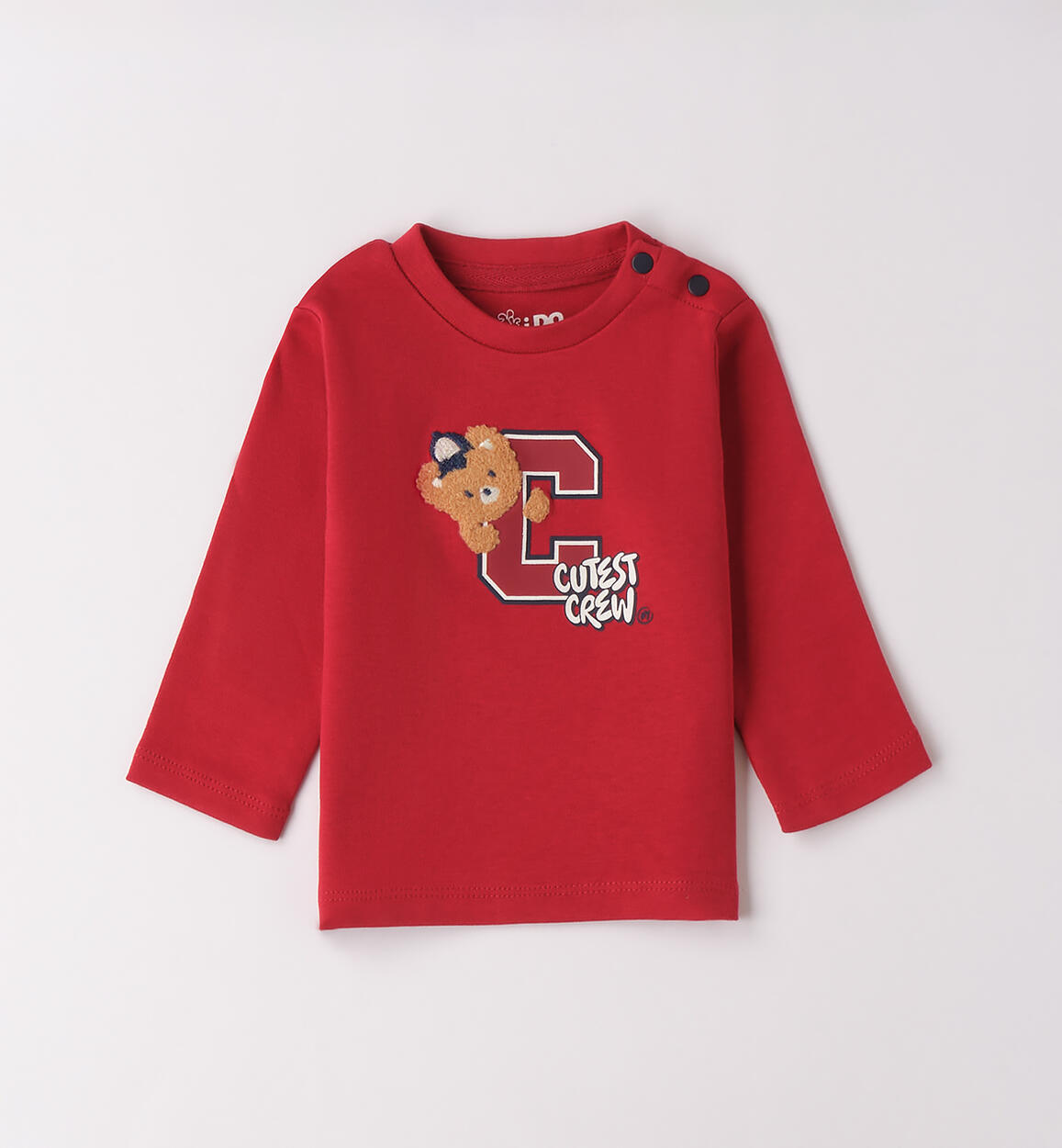 Maglietta neonato 100% cotone ROSSO iDO