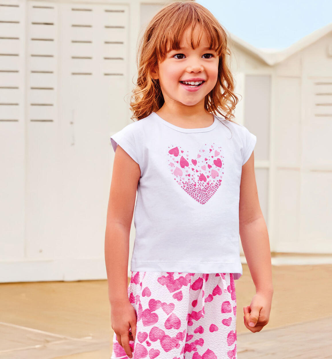 Maglietta per bambina BIANCO iDO