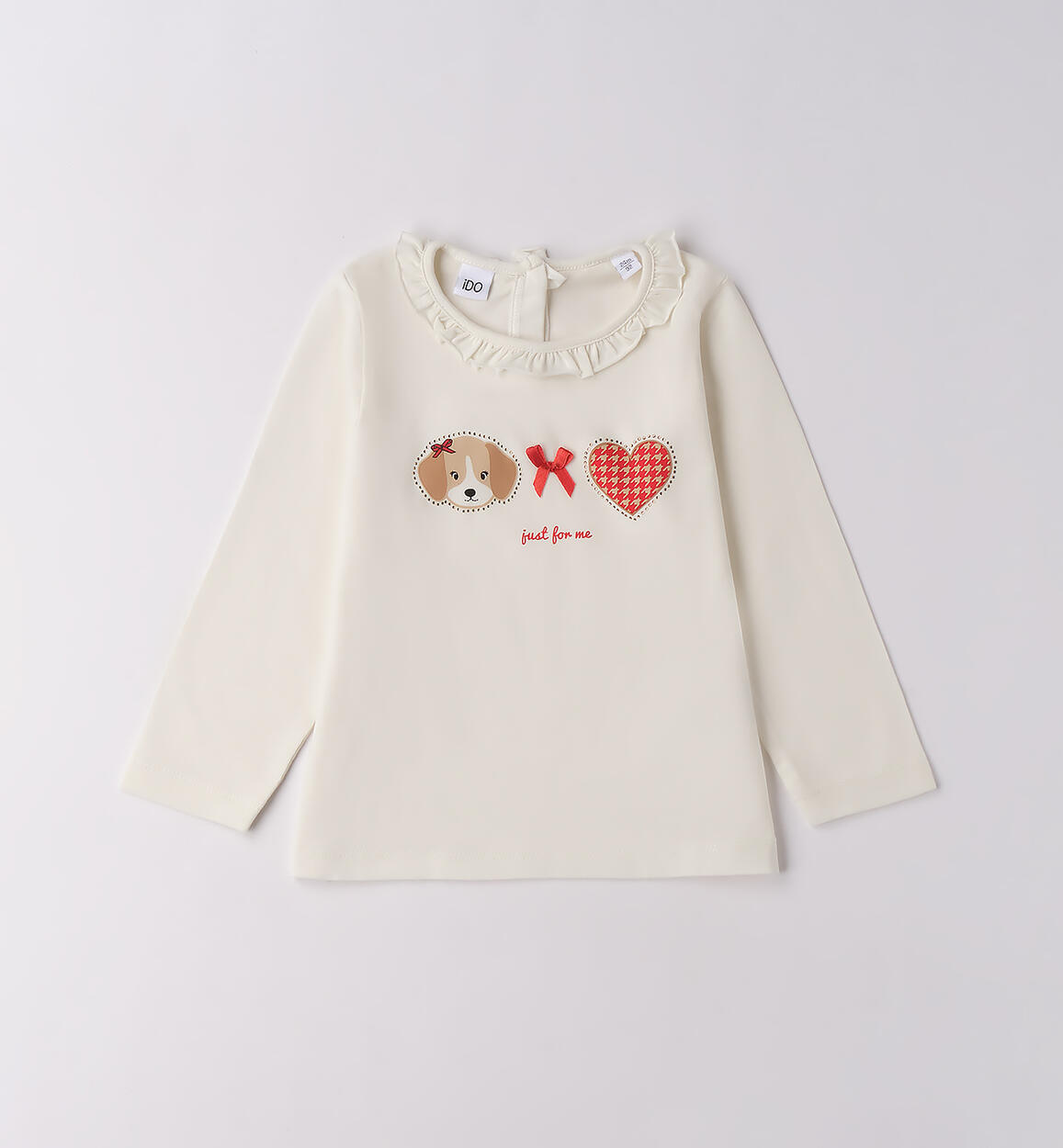 Maglietta per bambina iDO PANNA iDO