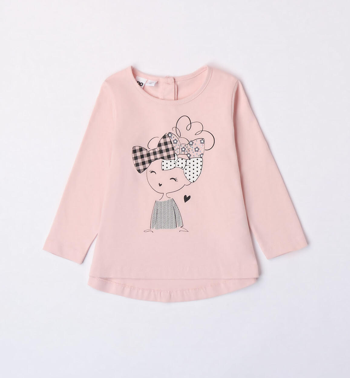 iDO pink T-shirt for girls aged 9 months to 8 years PINK iDO