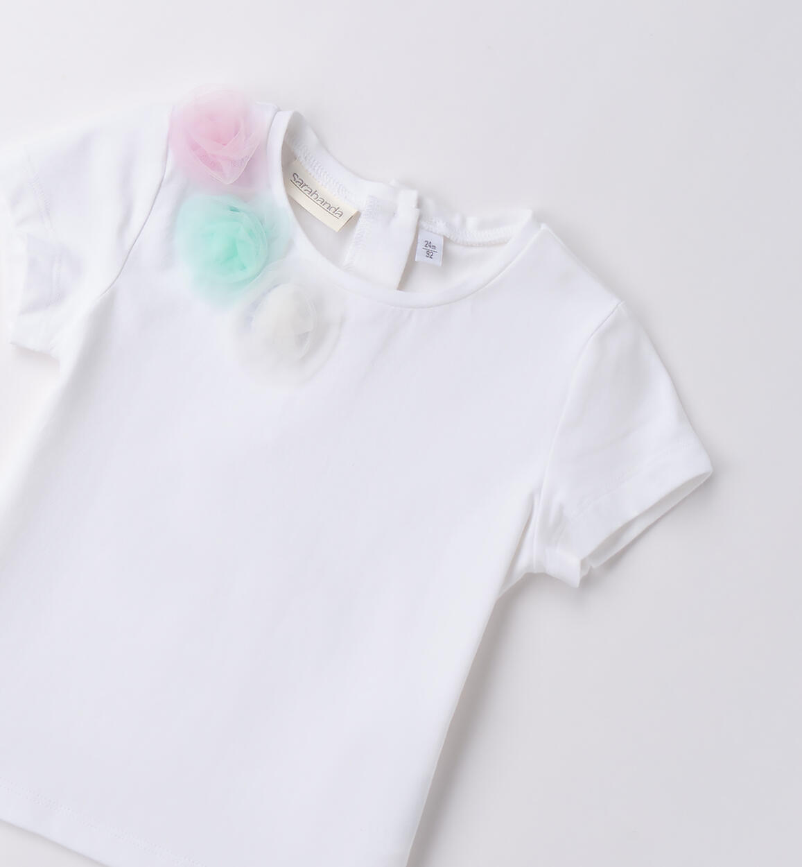 Maglietta per bambina Sarabanda BIANCO-0113 - 1490B30900