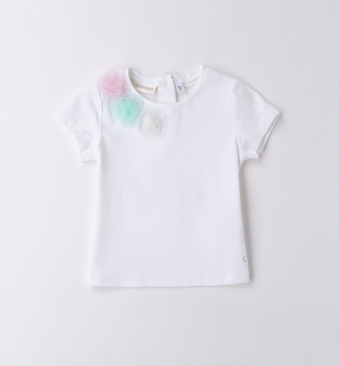 Maglietta per bambina Sarabanda BIANCO-0113 - 1490B30900