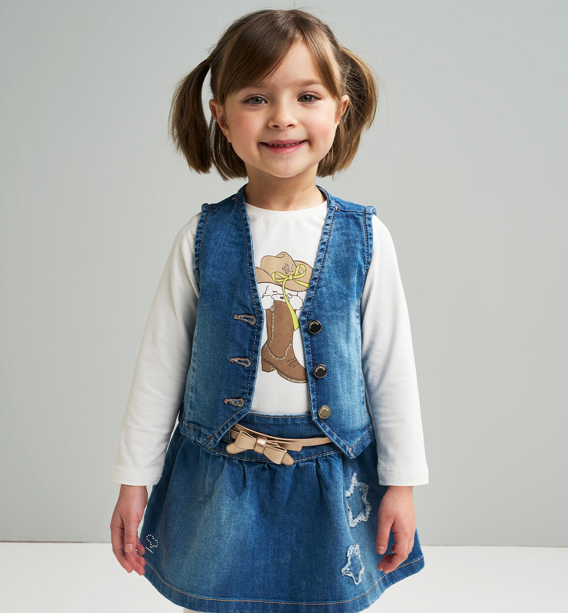 Maglietta per bambina Sarabanda PANNA Sarabanda