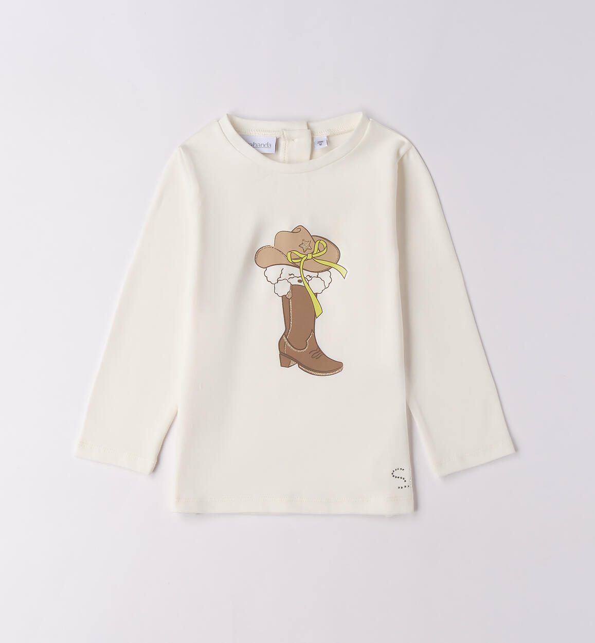 Maglietta per bambina Sarabanda PANNA-0112 - 1480F30700