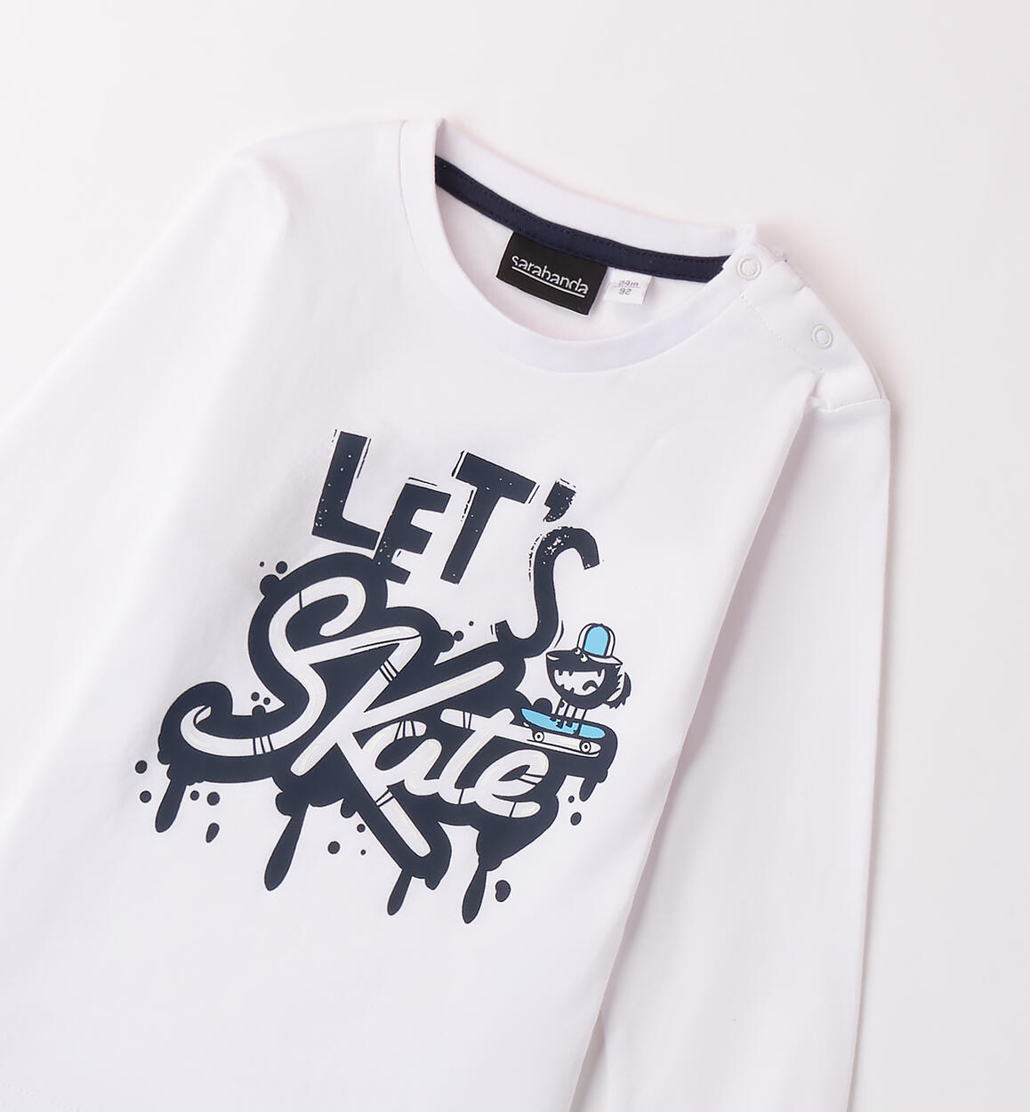 Maglietta per bambino BIANCO-0113 - 1200B00700