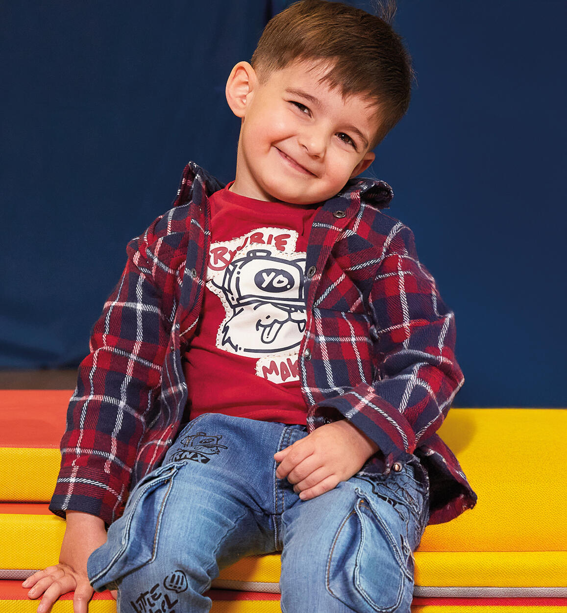 Maglietta per bambino ROSSO iDO