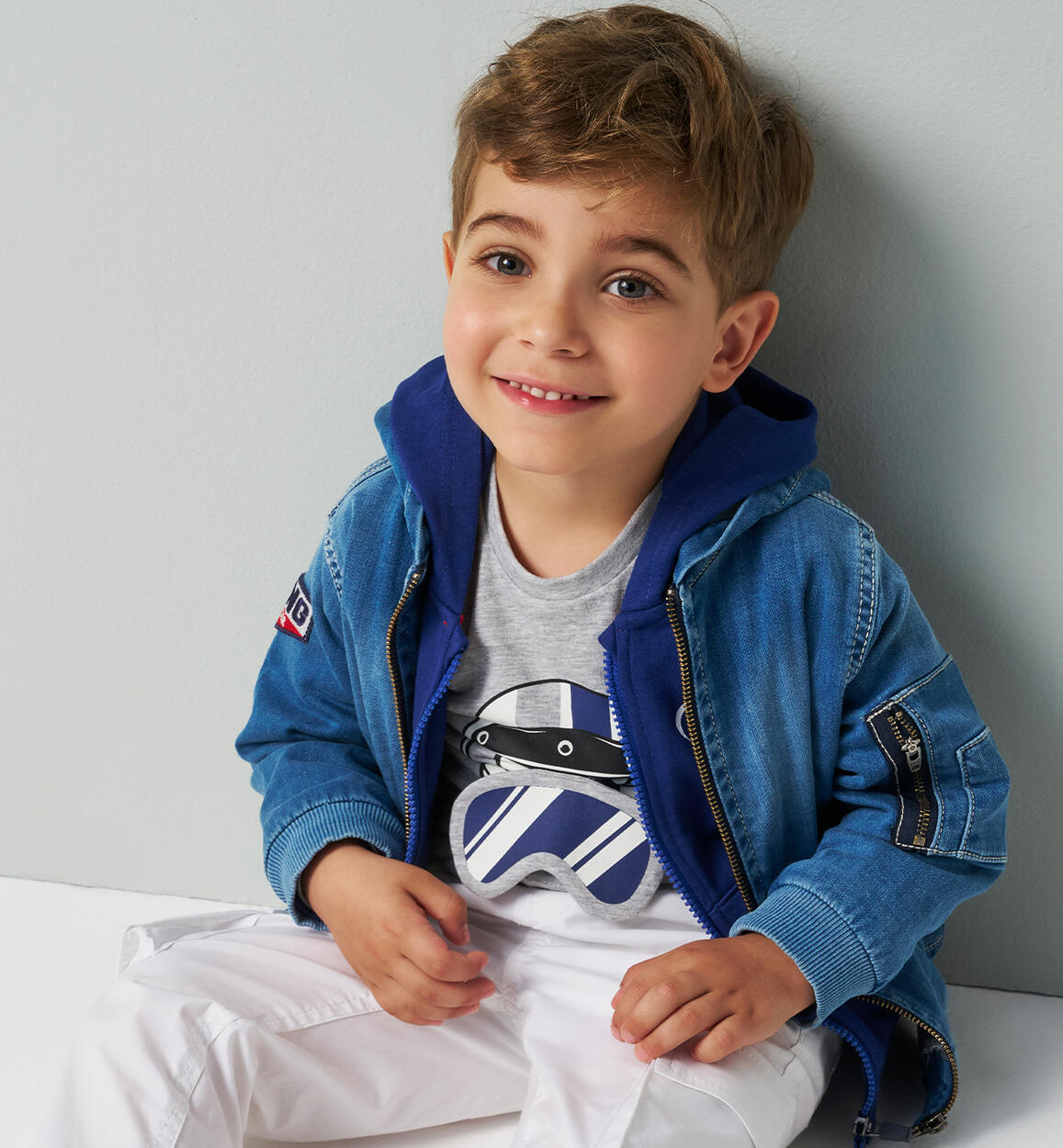 Maglietta per bambino iDO GRIGIO iDO