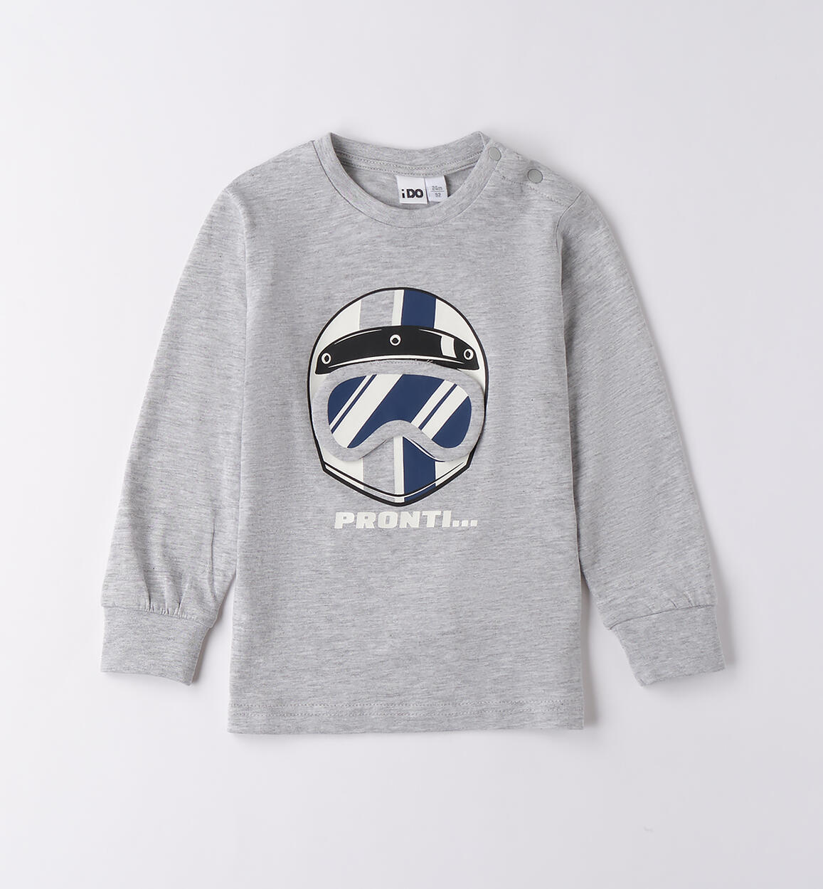 Maglietta per bambino iDO GRIGIO MELANGE-8992 - 1204B24800
