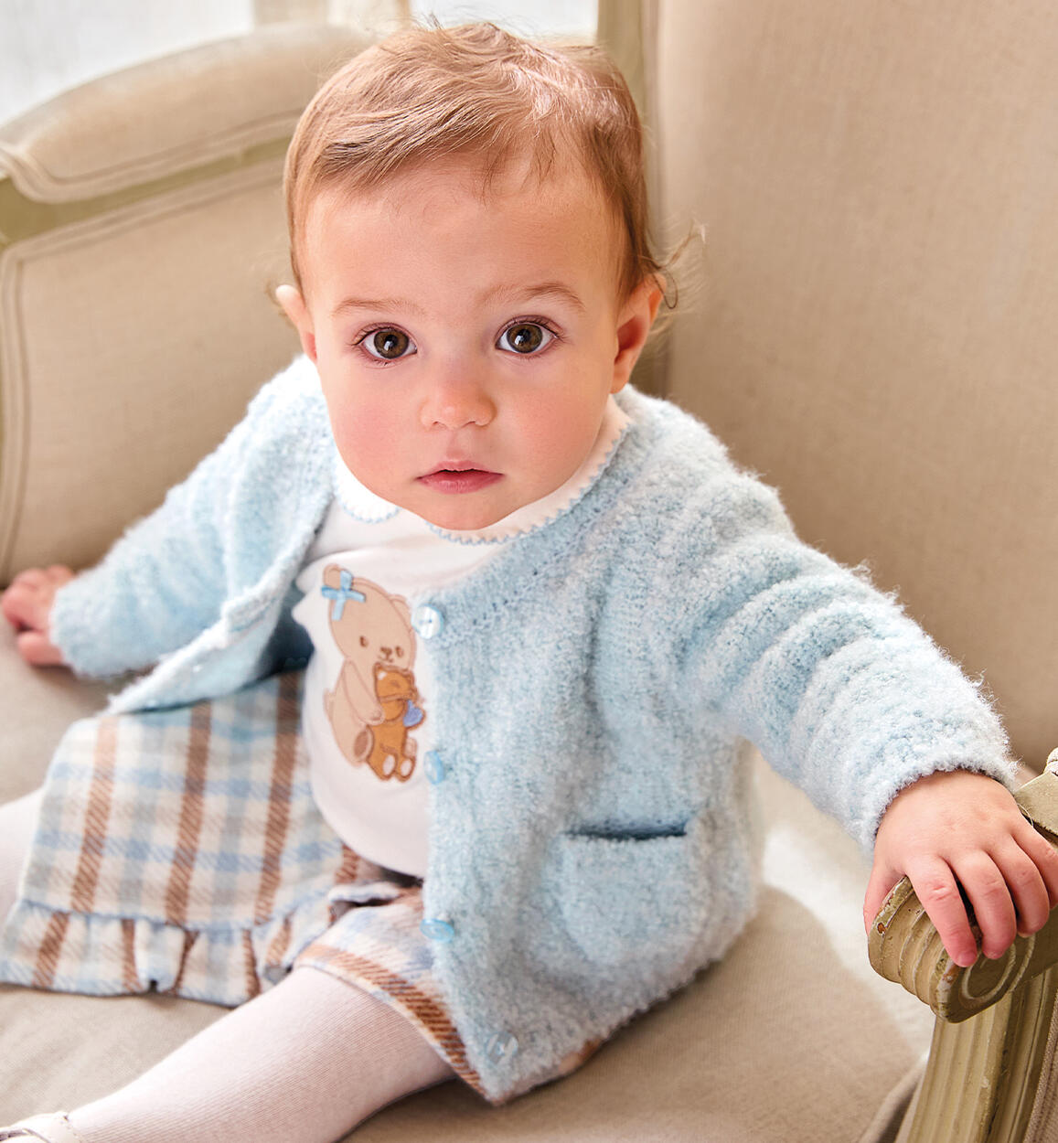 Maglietta per bimba neonata PANNA Minibanda