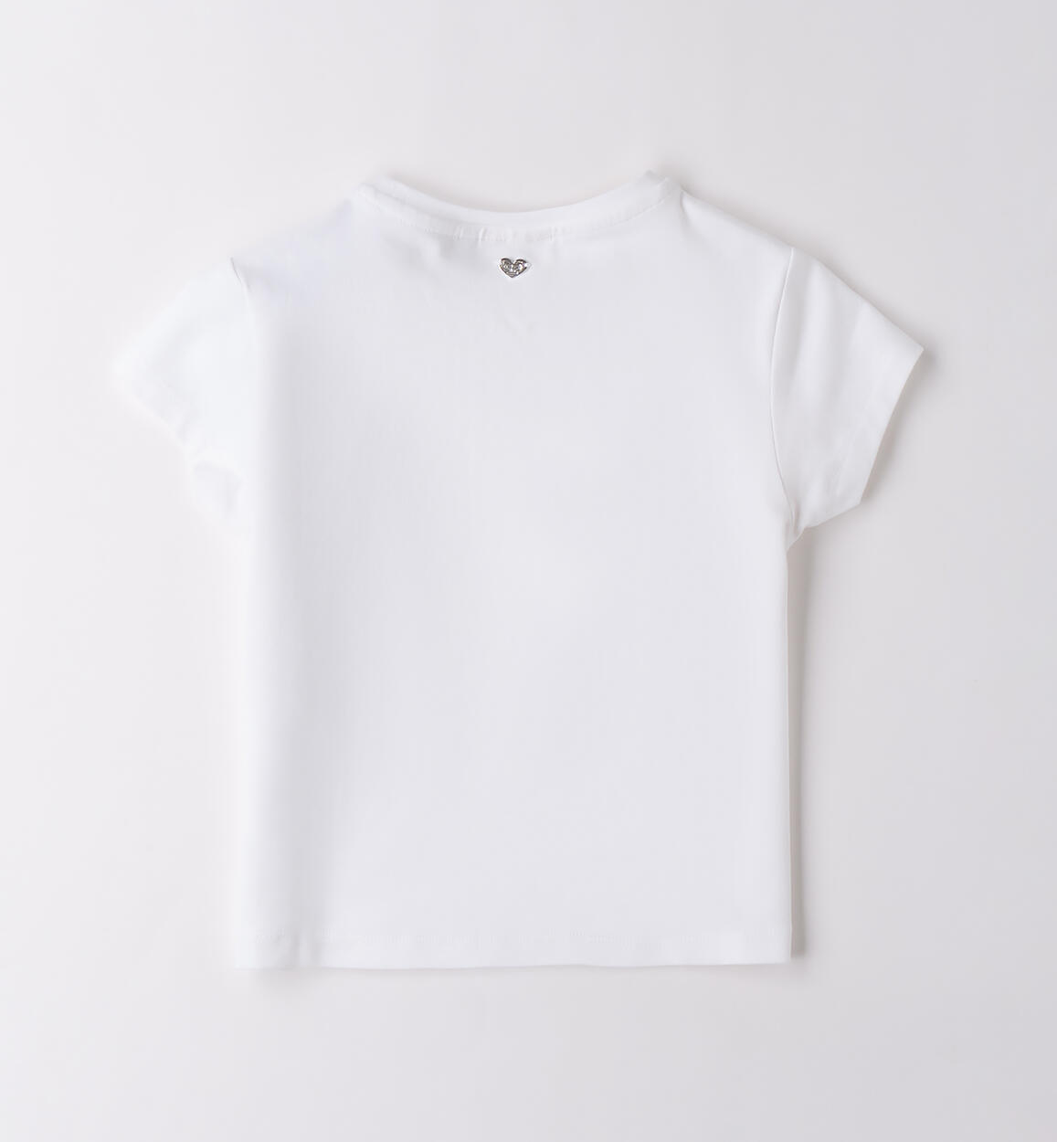 Maglietta per ragazza Sarabanda BIANCO-0113 - 2470B51200