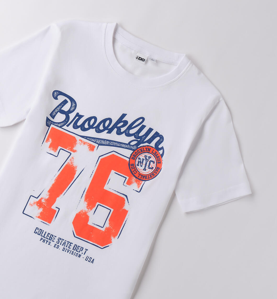 Maglietta per ragazzo BIANCO-0113 - 2434B635G1