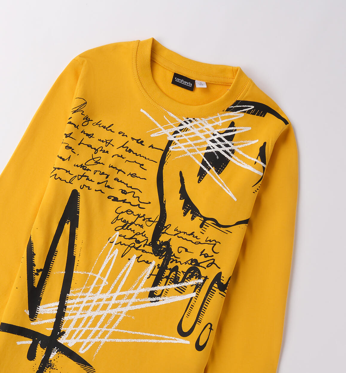 Maglietta per ragazzo GIALLO-1615 - 2420F60200