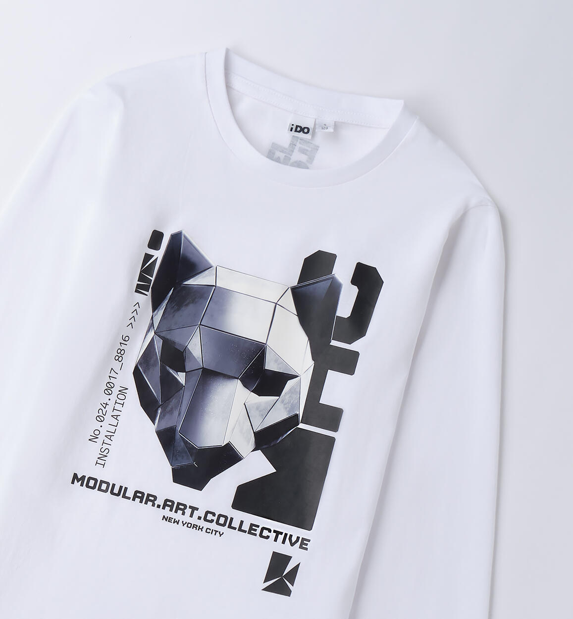 Boy's iDO t-shirt BIANCO-0113 - 2424B61600