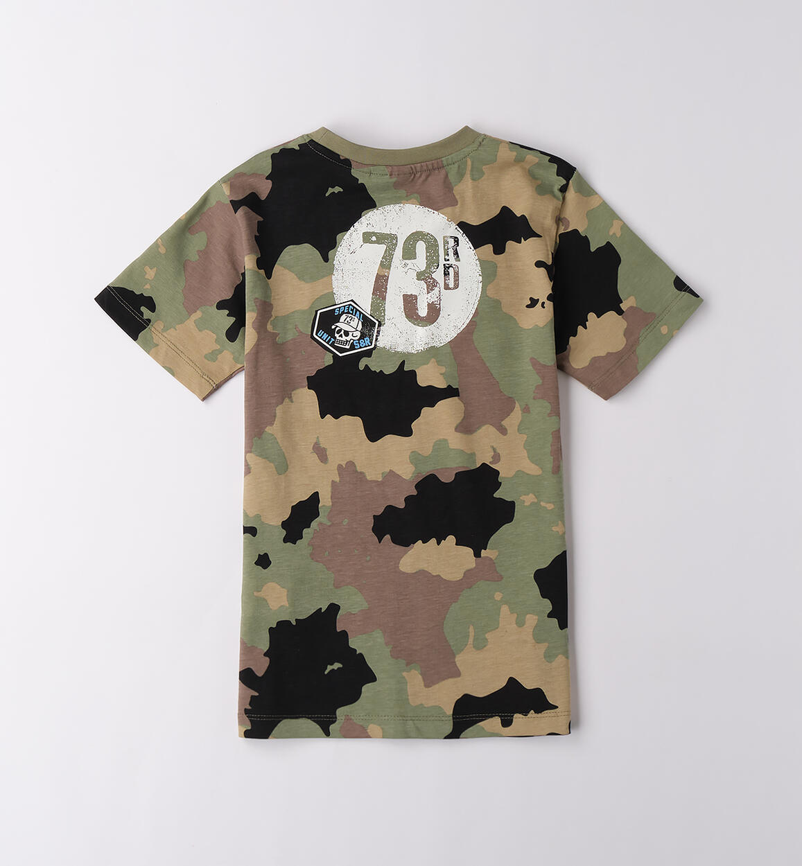 Maglietta per ragazzo Sarabanda VERDE-MULTICOLOR-6BPH - 2430B74000