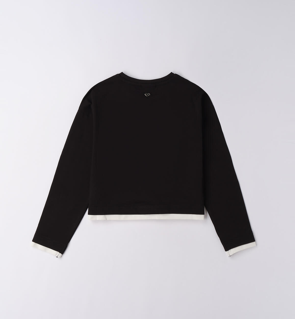 Maglietta ragazza con scritte NERO-0658 - 2460F43900
