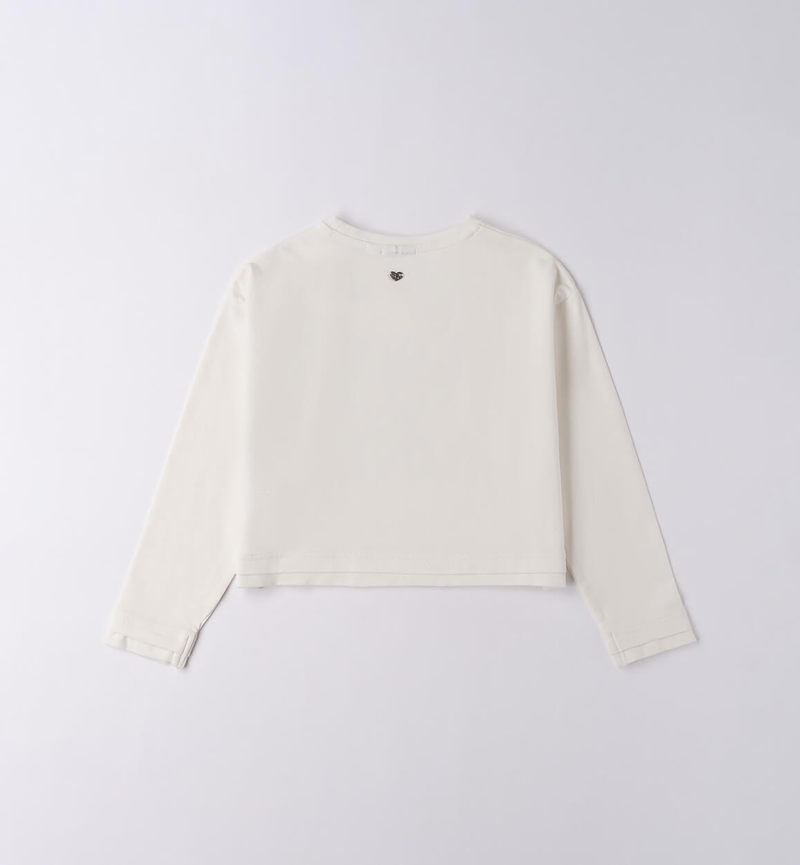 Maglietta ragazza con scritte PANNA-0112 - 2460F43900