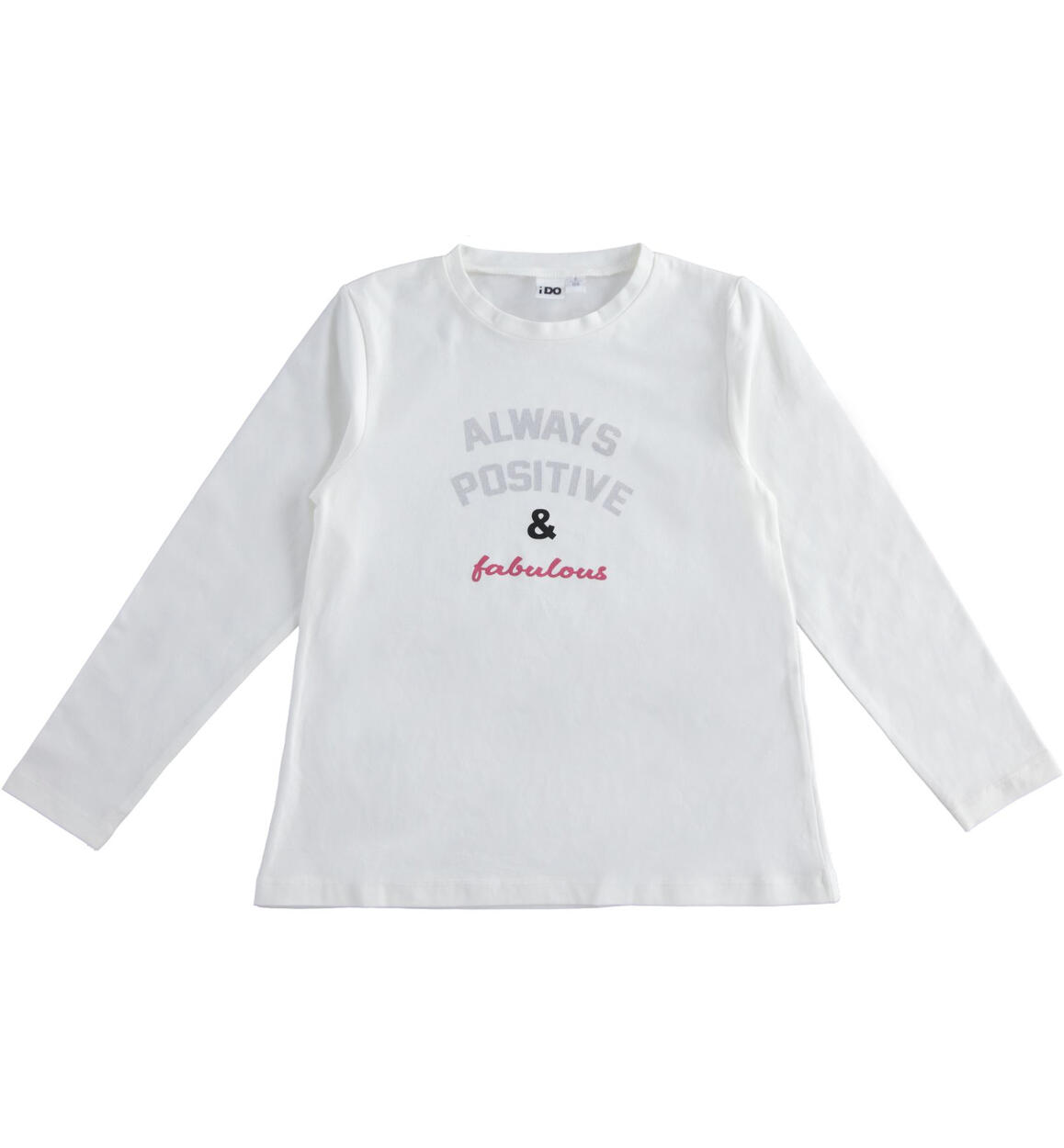 Girl¿s t-shirt with glitter print  from 8 to 16 years by iDO CREAM iDO