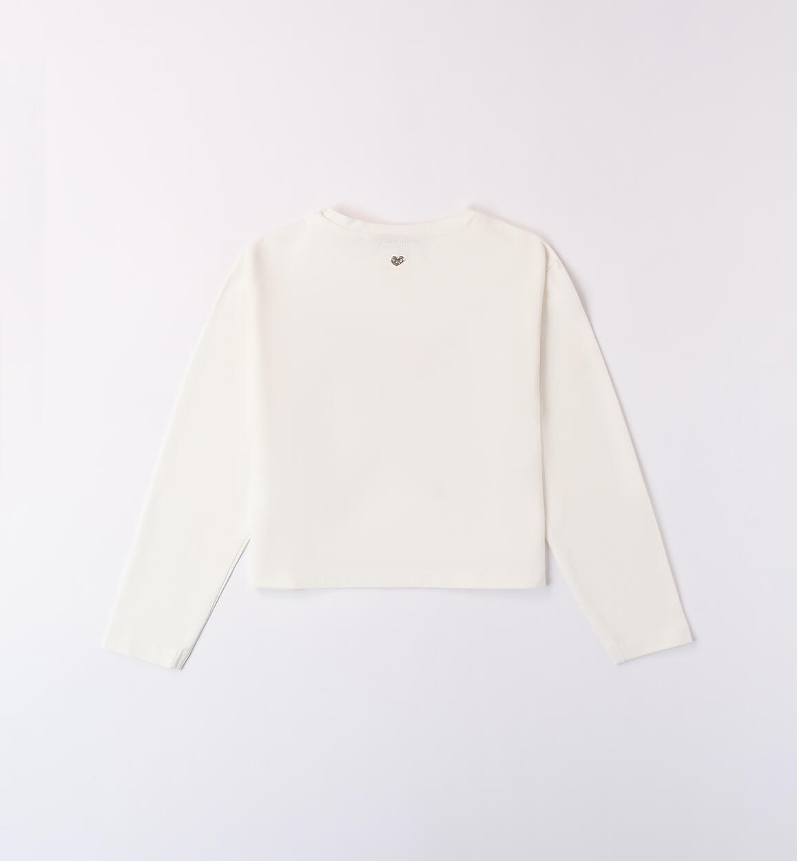 Maglietta ragazza crop PANNA-0112