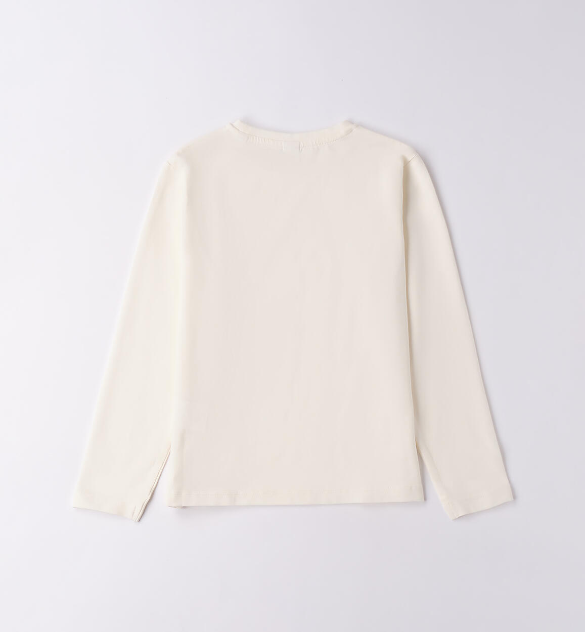 Maglietta ragazza in cotone PANNA-0112 - 2464F50400
