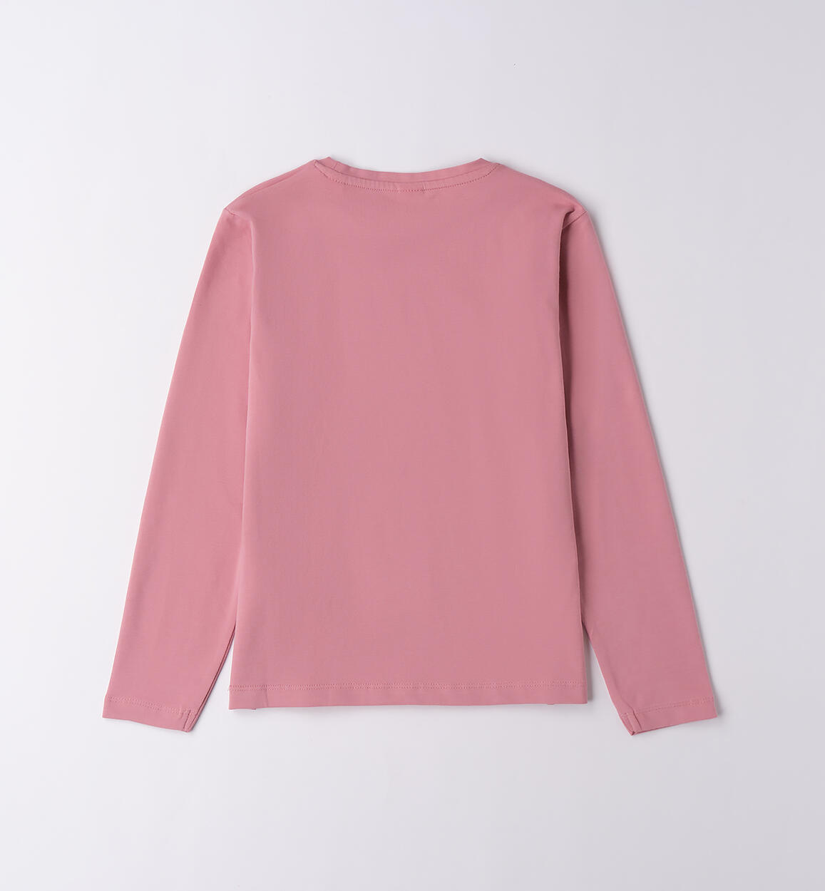 Maglietta ragazza in cotone ROSA ANTICO-2748 - 2464F50400