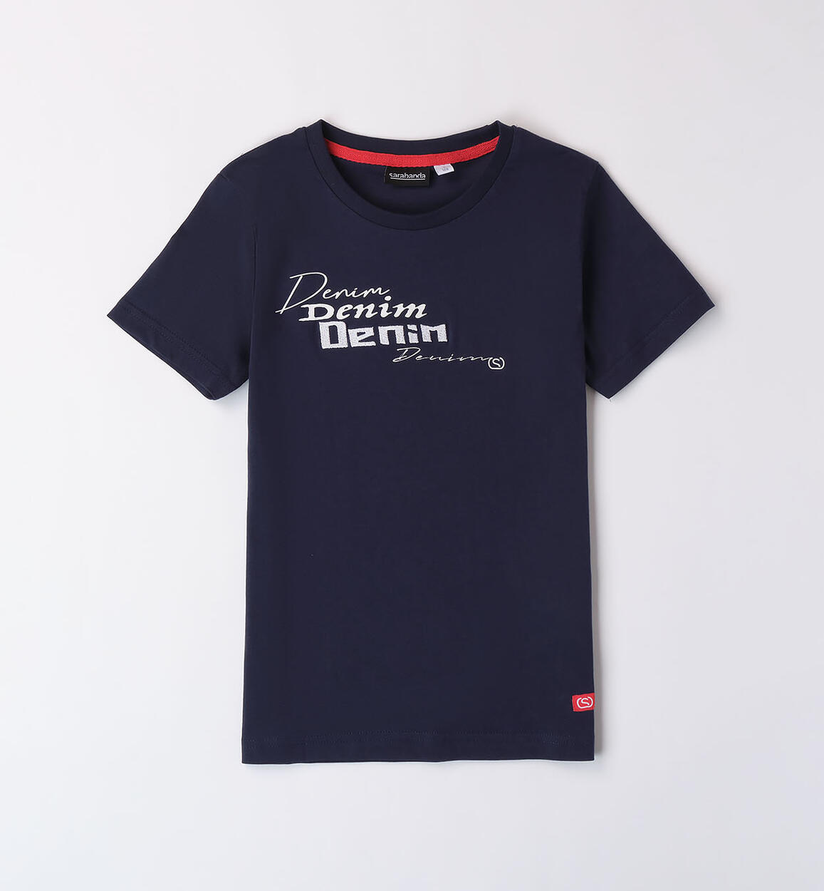 Maglietta ragazzo 100% cotone BLU Sarabanda