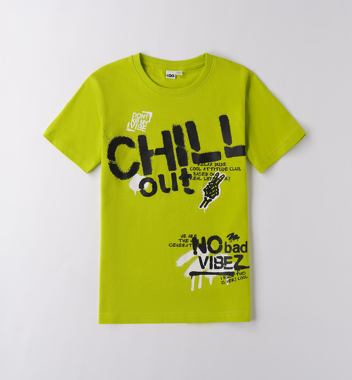 Maglietta ragazzo maniche corte VERDE iDO