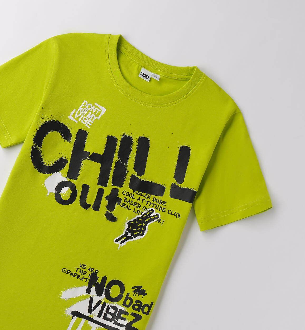 Maglietta ragazzo maniche corte VERDE-5237 - 2434B635G0