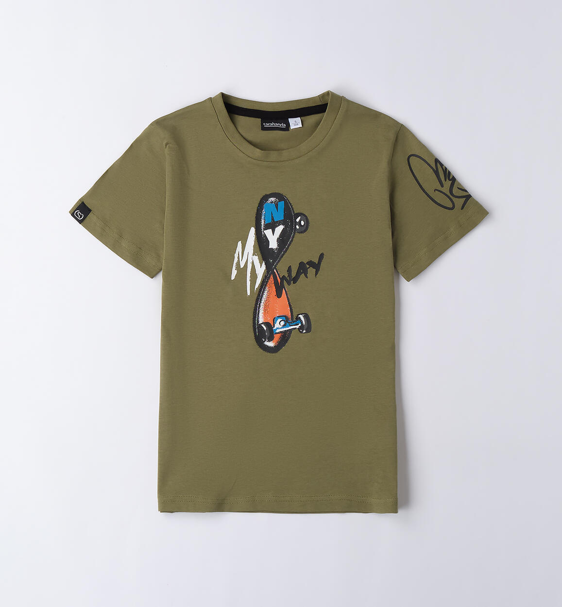 Maglietta ragazzo Sarabanda VERDE Sarabanda