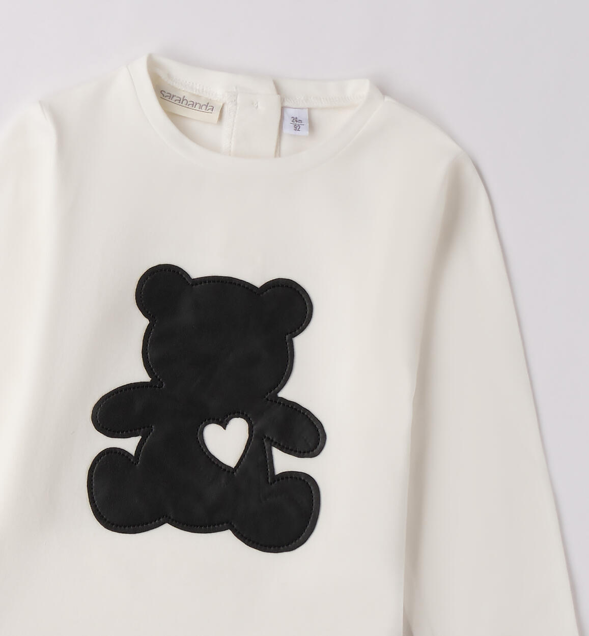 Maglietta Sarabanda con orso PANNA-0112 - 1480F30100